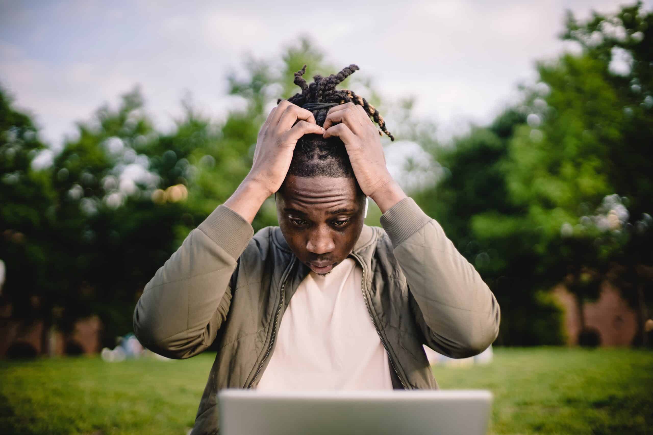 Outdoor Event -Planning Photo by Ketut Subiyanto: https://www.pexels.com/photo/stressed-black-male-entrepreneur-working-on-laptop-in-park-4560092/