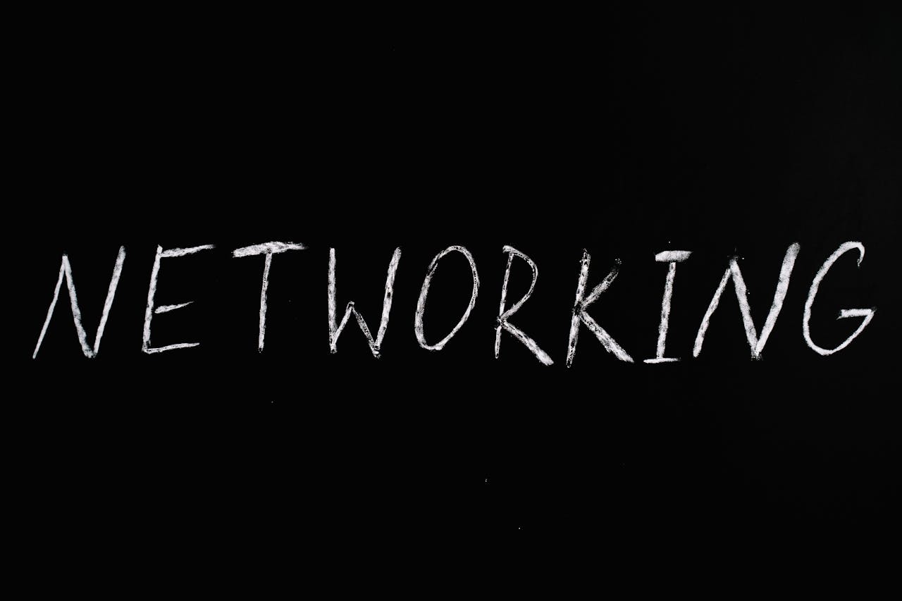 Photo by Anna Tarazevich: https://www.pexels.com/photo/networking-text-on-black-surface-5598294/ -- networking