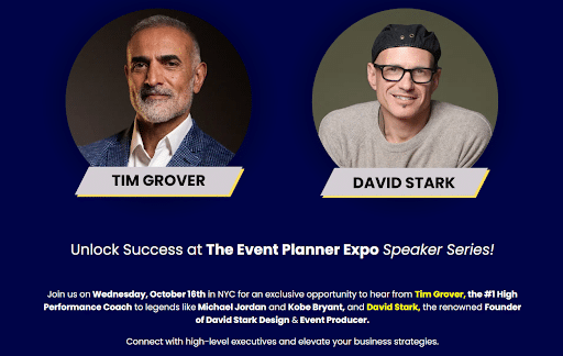 speaker series - event planner expo
