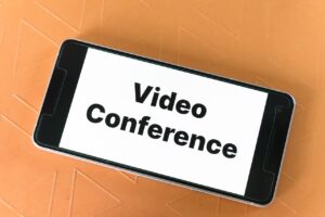 https://pixabay.com/photos/remote-access-video-conference-5219507/ Image by Markus Winkler from Pixabay