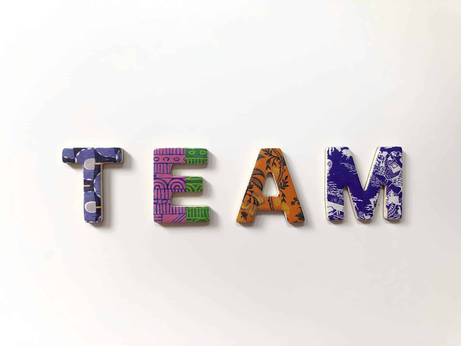 https://unsplash.com/photos/team-freestanding-letters-RxOrX1iW15A Photo by Merakist on Unsplash -- dream team