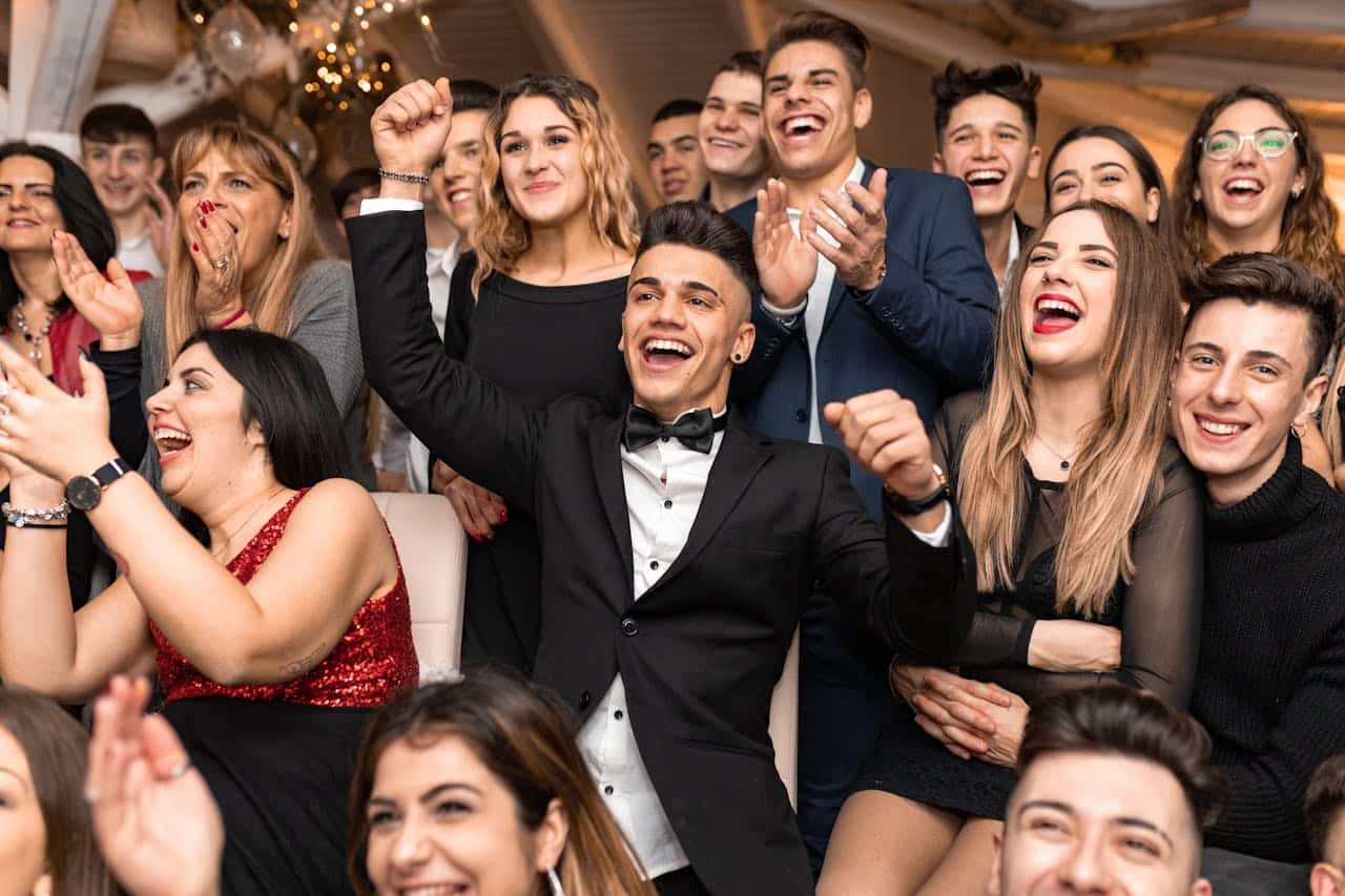 Image from Pexels, Davide De Giovanni Photo by Davide De Giovanni: https://www.pexels.com/photo/a-group-of-smiling-men-and-women-clapping-hands-3171822/ -- community-driven events